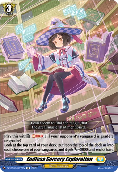 Endless Sorcery Exploration (DZ-BT03/077EN) [Dimensional Transcendence] | Pegasus Games WI