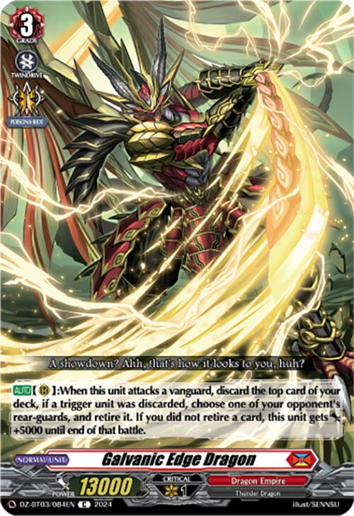 Galvanic Edge Dragon (DZ-BT03/084EN) [Dimensional Transcendence] | Pegasus Games WI