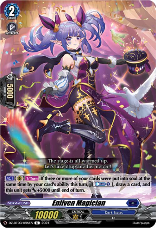 Enliven Magician (DZ-BT03/095EN) [Dimensional Transcendence] | Pegasus Games WI