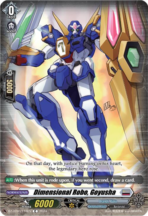 Dimensional Robo, Goyusha (DZ-BT03/110EN) [Dimensional Transcendence] | Pegasus Games WI