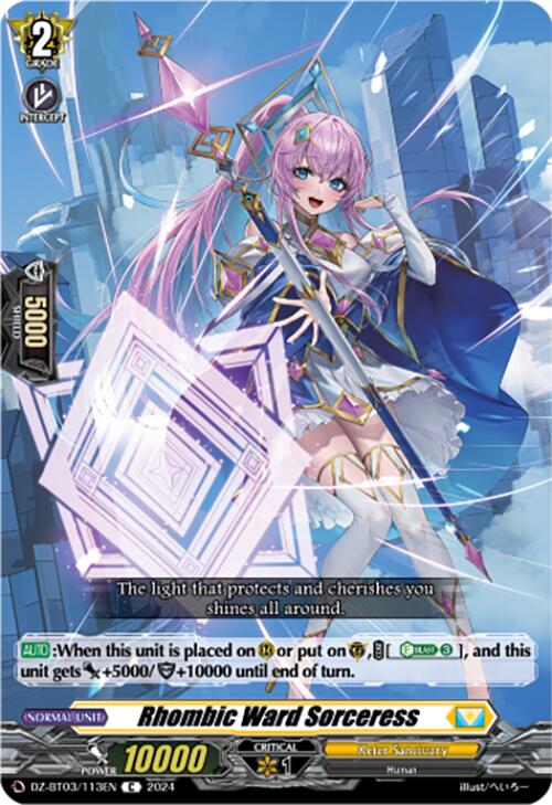 Rhombic Ward Sorceress (DZ-BT03/113EN) [Dimensional Transcendence] | Pegasus Games WI