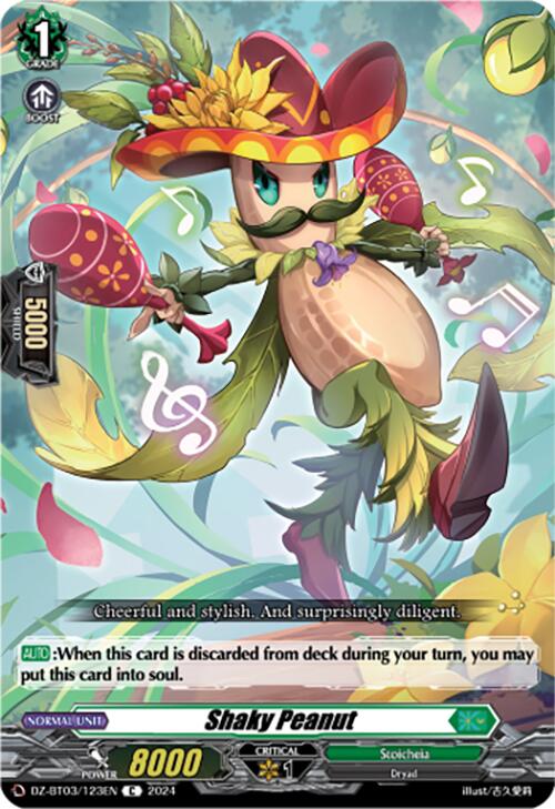 Shaky Peanut (DZ-BT03/123EN) [Dimensional Transcendence] | Pegasus Games WI