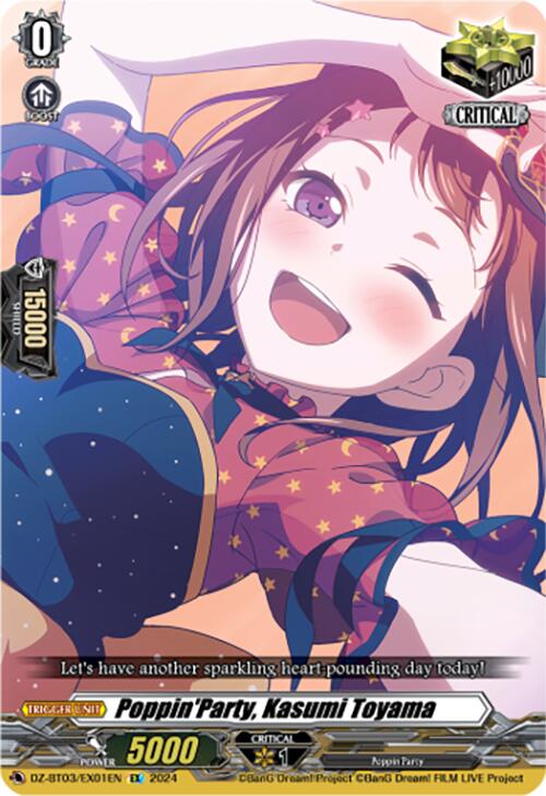 Poppin'Party, Kasumi Toyama (DZ-BT03/EX01EN) [Dimensional Transcendence] | Pegasus Games WI