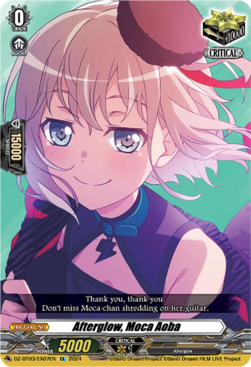 Afterglow, Moca Aoba (DZ-BT03/EX07EN) [Dimensional Transcendence] | Pegasus Games WI