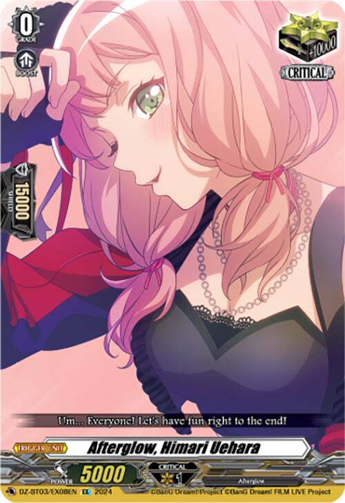 Afterglow, Himari Uehara (DZ-BT03/EX08EN) [Dimensional Transcendence] | Pegasus Games WI