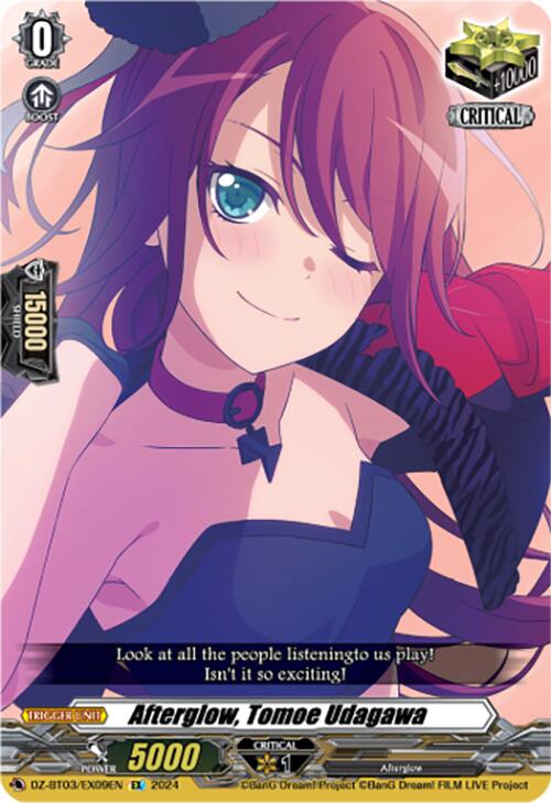 Afterglow, Tomoe Udagawa (DZ-BT03/EX09EN) [Dimensional Transcendence] | Pegasus Games WI