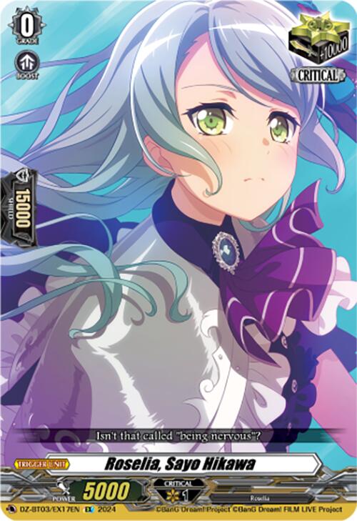 Roselia, Sayo Hikawa (DZ-BT03/EX17EN) [Dimensional Transcendence] | Pegasus Games WI