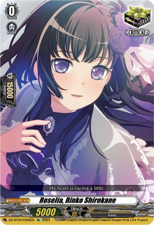 Roselia, Rinko Shirokane (DZ-BT03/EX20EN) [Dimensional Transcendence] | Pegasus Games WI