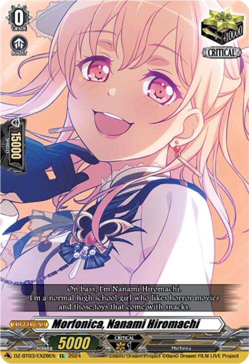 Morfonica, Nanami Hiromachi (DZ-BT03/EX28EN) [Dimensional Transcendence] | Pegasus Games WI