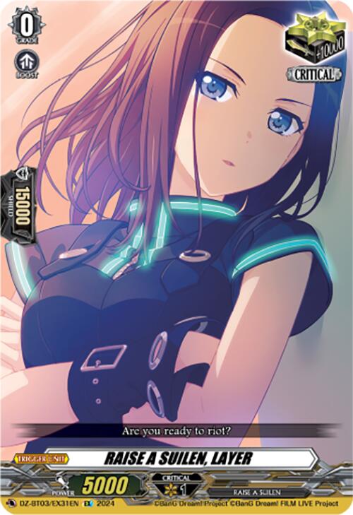 RAISE A SUILEN, LAYER (DZ-BT03/EX31EN) [Dimensional Transcendence] | Pegasus Games WI