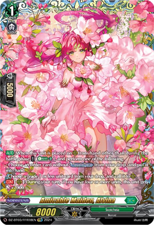 Amicable Maiden, Alvina (DZ-BT03/FFR18EN) [Dimensional Transcendence] | Pegasus Games WI