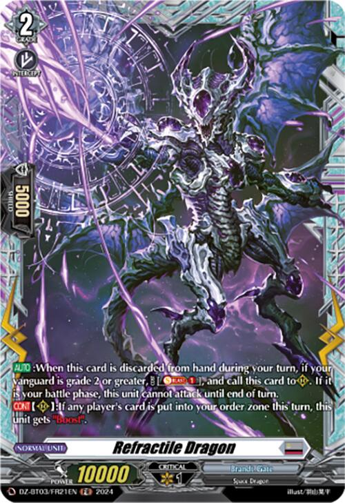 Refractile Dragon (DZ-BT03/FR21EN) [Dimensional Transcendence] | Pegasus Games WI