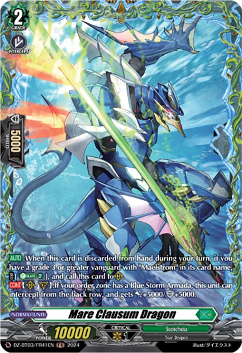 Mare Clausum Dragon (DZ-BT03/FR41EN) [Dimensional Transcendence] | Pegasus Games WI