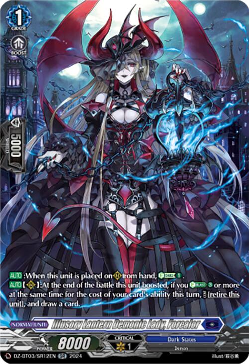 Illusory Lantern Demonic Lady, Forcalor (DZ-BT03/SR12EN) [Dimensional Transcendence] | Pegasus Games WI