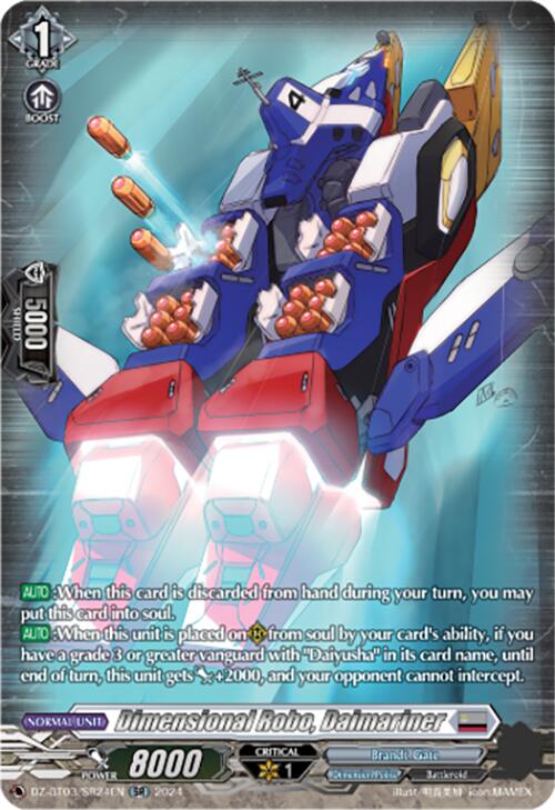 Dimensional Robo, Daimariner (DZ-BT03/SR24EN) [Dimensional Transcendence] | Pegasus Games WI