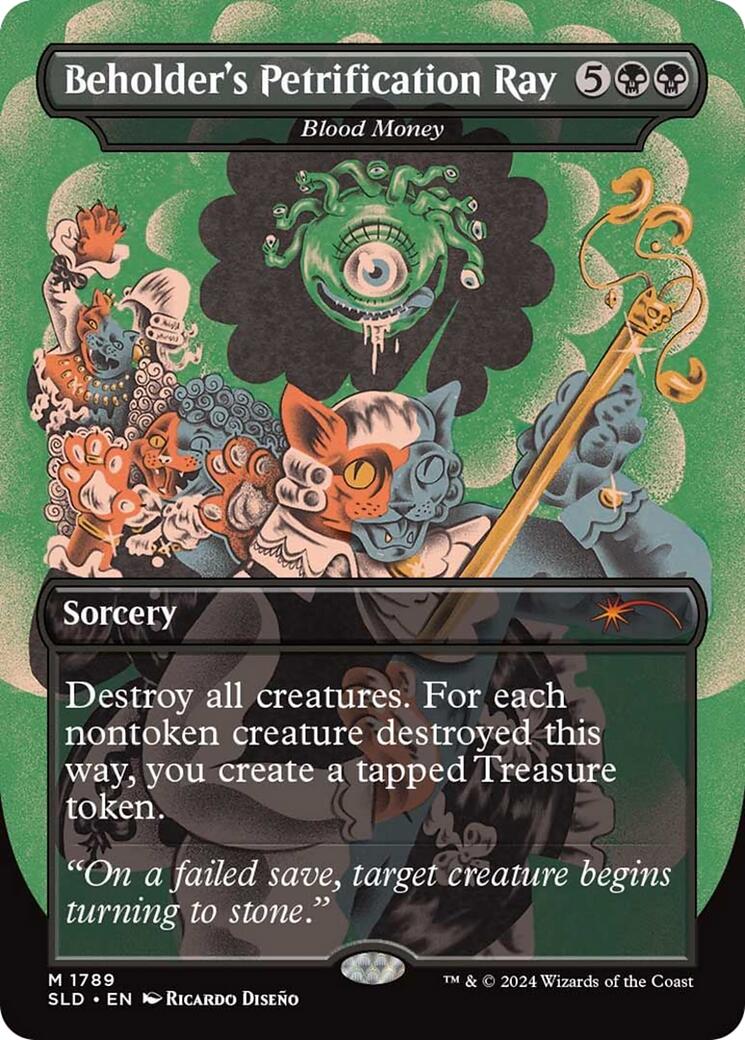 Beholder's Petrification Ray - Blood Money [Secret Lair Drop Series] | Pegasus Games WI