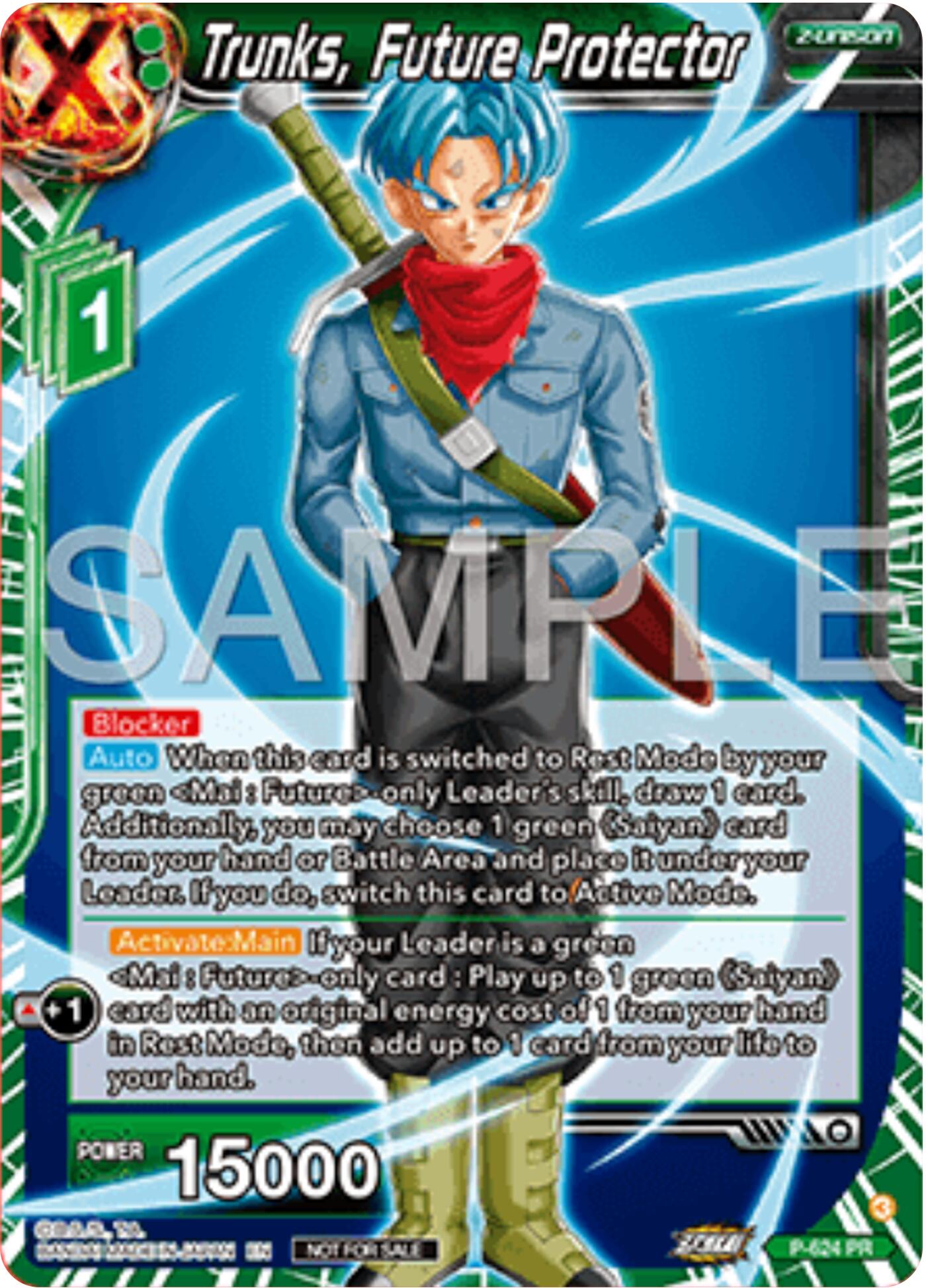 Trunks, Future Protector (P-424) [Promotion Cards] | Pegasus Games WI