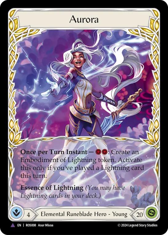 Aurora (Marvel) (Alternate Art) [ROS008] (Rosetta)  Cold Foil | Pegasus Games WI