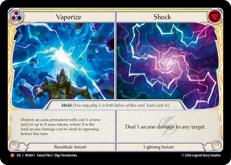 Vaporize // Shock [ROS011] (Rosetta)  Rainbow Foil | Pegasus Games WI