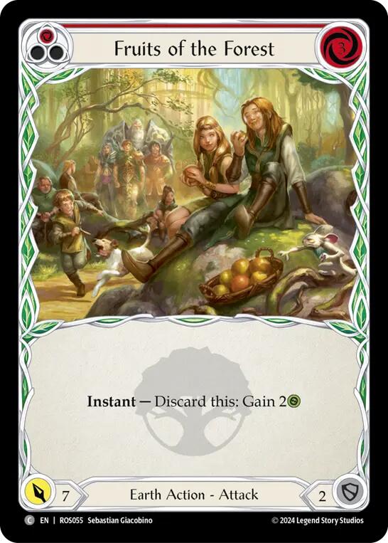 Fruits of the Forest (Red) [ROS055] (Rosetta)  Rainbow Foil | Pegasus Games WI