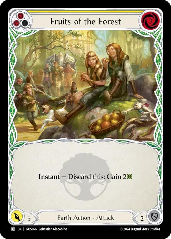 Fruits of the Forest (Yellow) [ROS056] (Rosetta)  Rainbow Foil | Pegasus Games WI