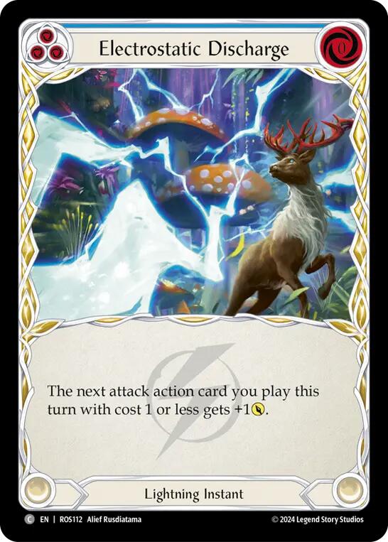 Electrostatic Discharge (Blue) [ROS112] (Rosetta)  Rainbow Foil | Pegasus Games WI