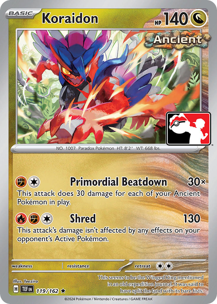 Koraidon (119/162) [Prize Pack Series Five] | Pegasus Games WI