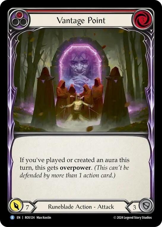 Vantage Point (Red) [ROS124] (Rosetta)  Rainbow Foil | Pegasus Games WI