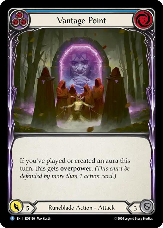 Vantage Point (Blue) [ROS126] (Rosetta)  Rainbow Foil | Pegasus Games WI