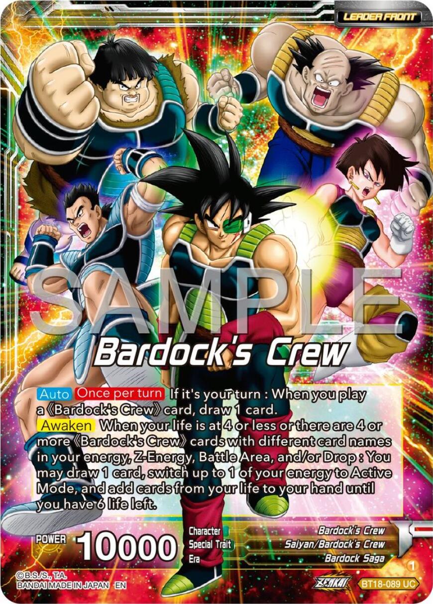 Bardock's Crew // Bardock, Inherited Will (BT18-089) [Premium 7th Anniversary Box 2024] | Pegasus Games WI