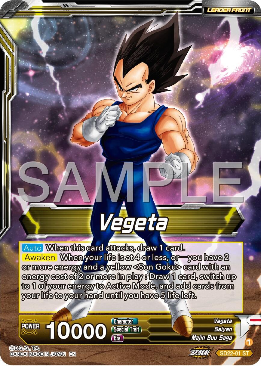 Vegeta // SS Vegeta, Fighting Instincts (SD22-01) [Premium 7th Anniversary Box 2024] | Pegasus Games WI