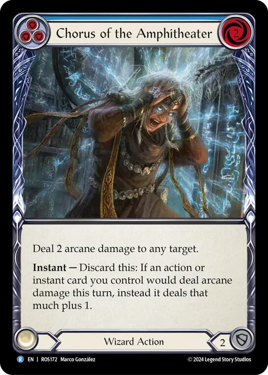 Chorus of the Amphitheater (Blue) [ROS172] (Rosetta)  Rainbow Foil | Pegasus Games WI