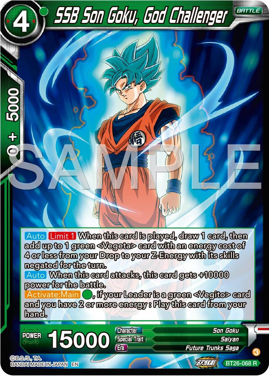 SSB Son Goku, God Challenger (BT26-068) [Ultimate Advent] | Pegasus Games WI