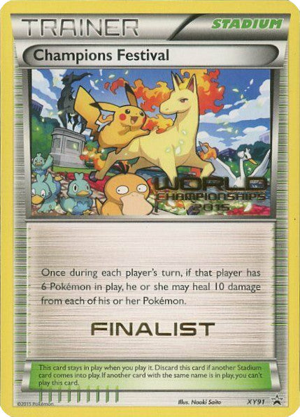 Champions Festival (XY91) (2015 Finalist) [XY: Black Star Promos] | Pegasus Games WI