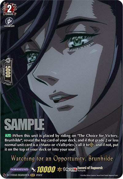 Watching for an Opportunity, Brunhilde (D-TTD02/RGR02EN) [Record of Ragnarok] | Pegasus Games WI