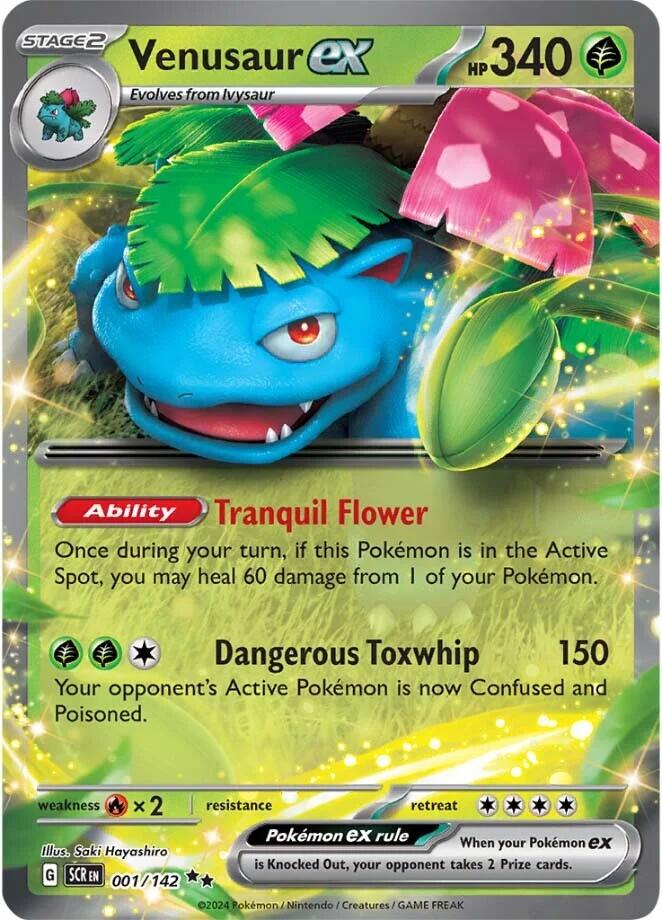 Venusaur ex (001/142) [Scarlet & Violet: Stellar Crown] | Pegasus Games WI