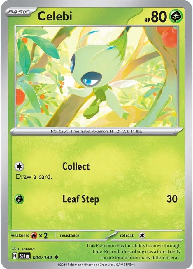 Celebi (004/142) [Scarlet & Violet: Stellar Crown] | Pegasus Games WI