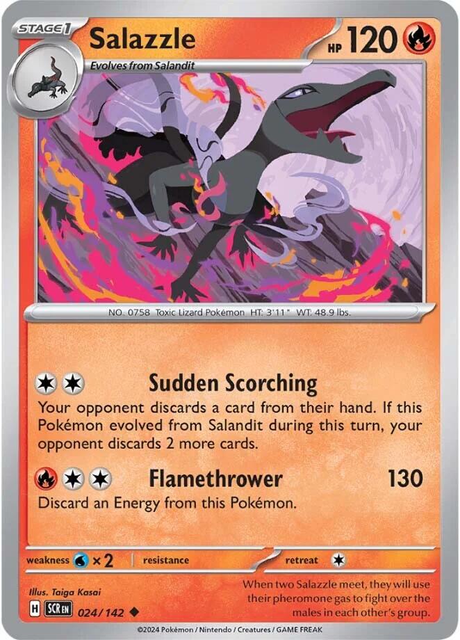 Salazzle (024/142) [Scarlet & Violet: Stellar Crown] | Pegasus Games WI