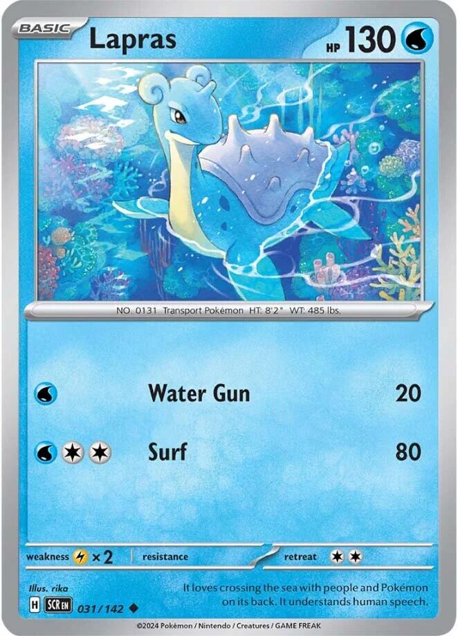 Lapras (031/142) [Scarlet & Violet: Stellar Crown] | Pegasus Games WI