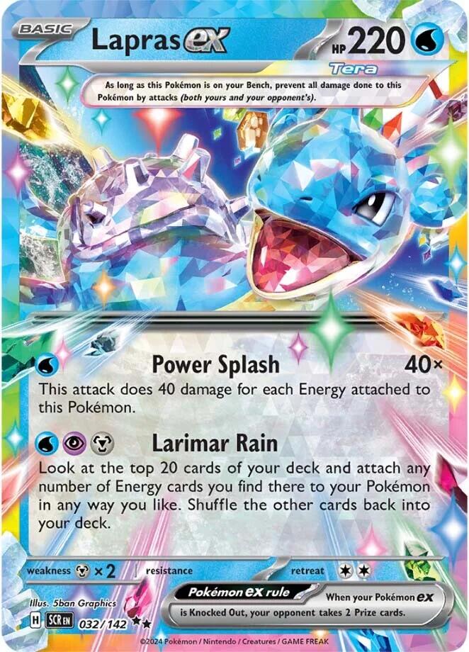 Lapras ex (032/142) [Scarlet & Violet: Stellar Crown] | Pegasus Games WI