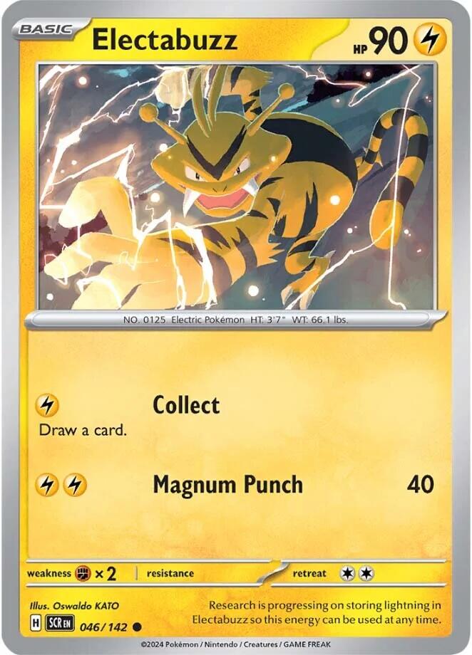 Electabuzz (046/142) [Scarlet & Violet: Stellar Crown] | Pegasus Games WI