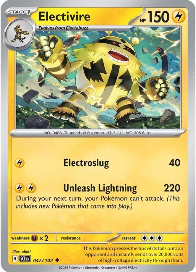 Electivire (047/142) [Scarlet & Violet: Stellar Crown] | Pegasus Games WI