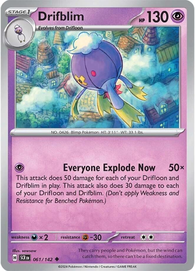 Drifblim (061/142) [Scarlet & Violet: Stellar Crown] | Pegasus Games WI