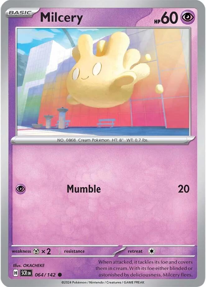 Milcery (064/142) [Scarlet & Violet: Stellar Crown] | Pegasus Games WI