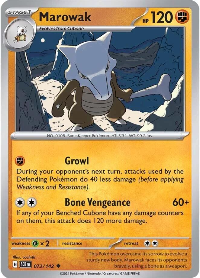 Marowak (073/142) [Scarlet & Violet: Stellar Crown] | Pegasus Games WI