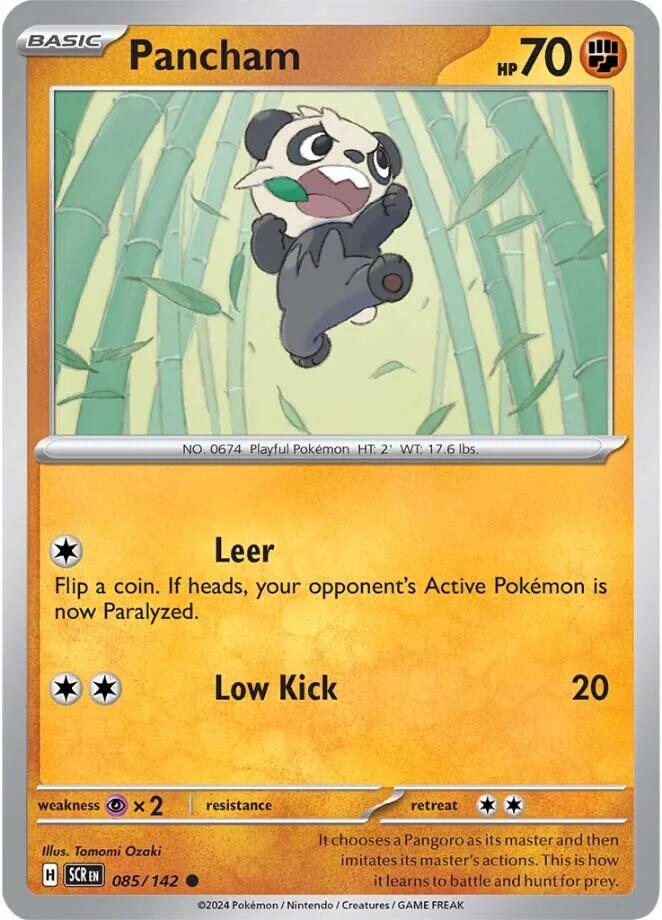 Pancham (085/142) [Scarlet & Violet: Stellar Crown] | Pegasus Games WI