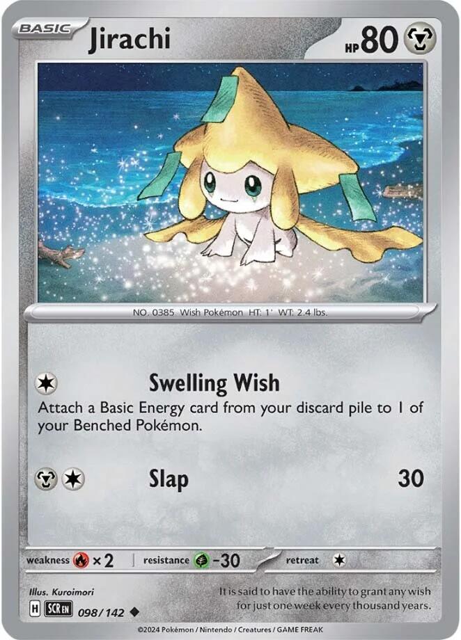 Jirachi (098/142) [Scarlet & Violet: Stellar Crown] | Pegasus Games WI