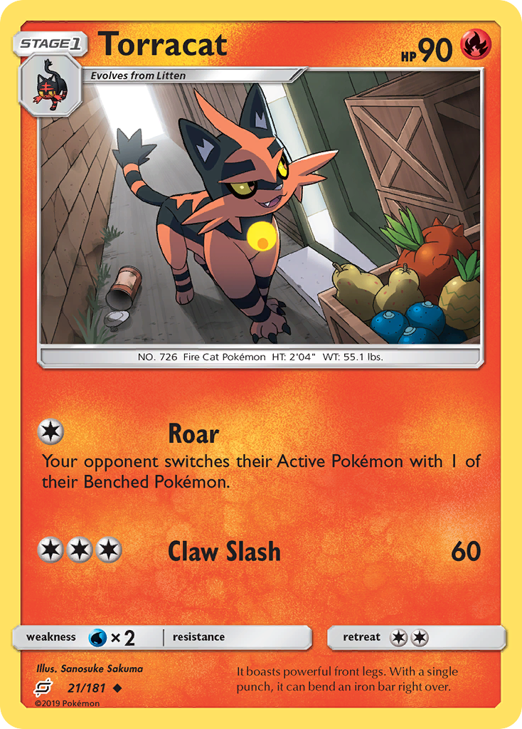 Torracat (21/181) [Sun & Moon: Team Up] | Pegasus Games WI