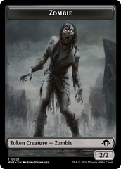 Servo // Zombie Double-Sided Token [Modern Horizons 3 Tokens] | Pegasus Games WI