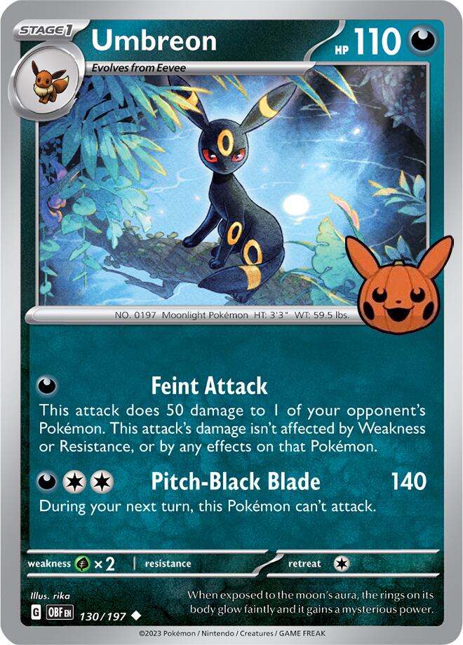 Umbreon (130/197) [Trick or Trade 2024] | Pegasus Games WI